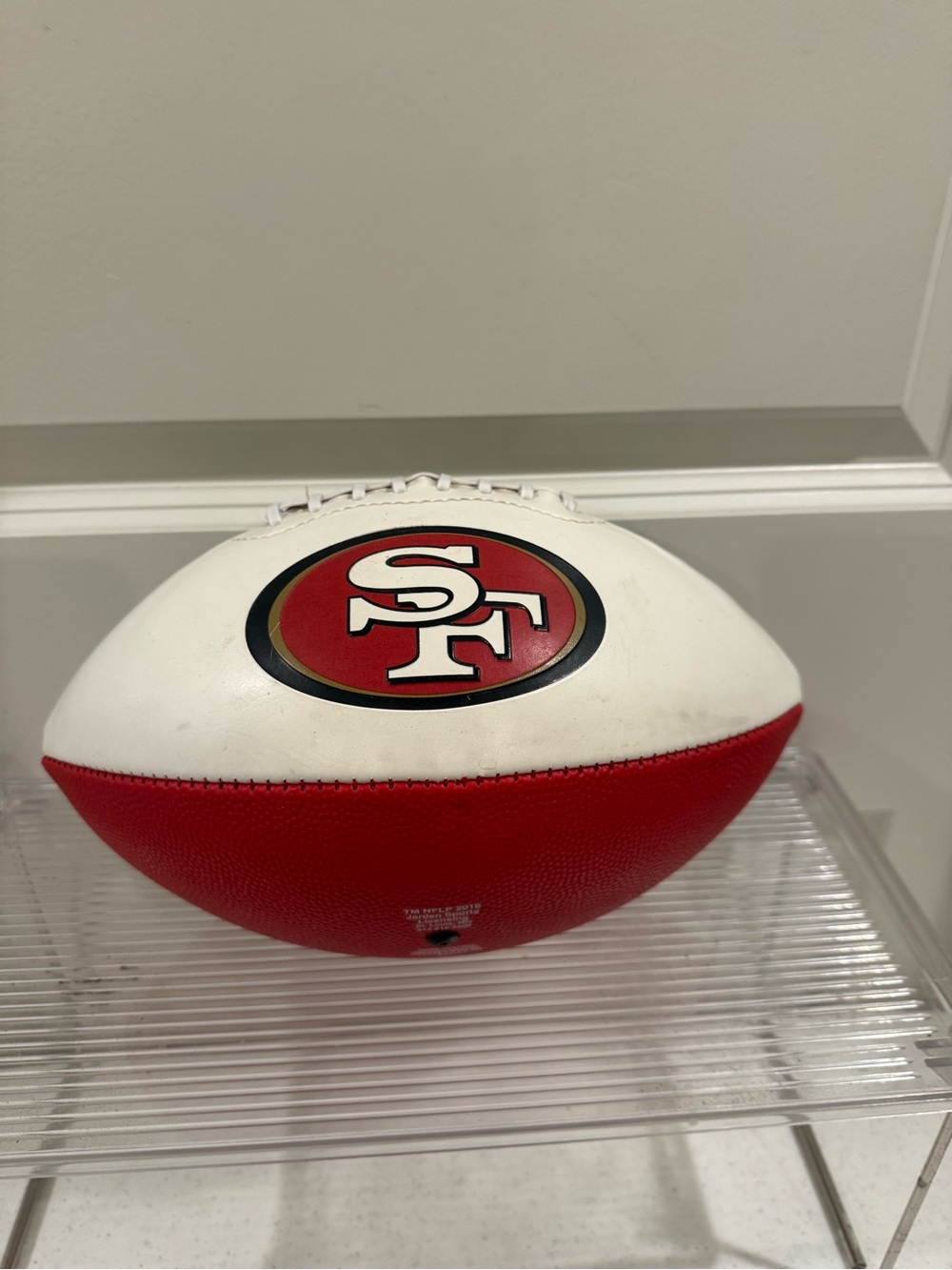 Rawlings TM NFLP San Francisco 49ers 2016 Graphic Football